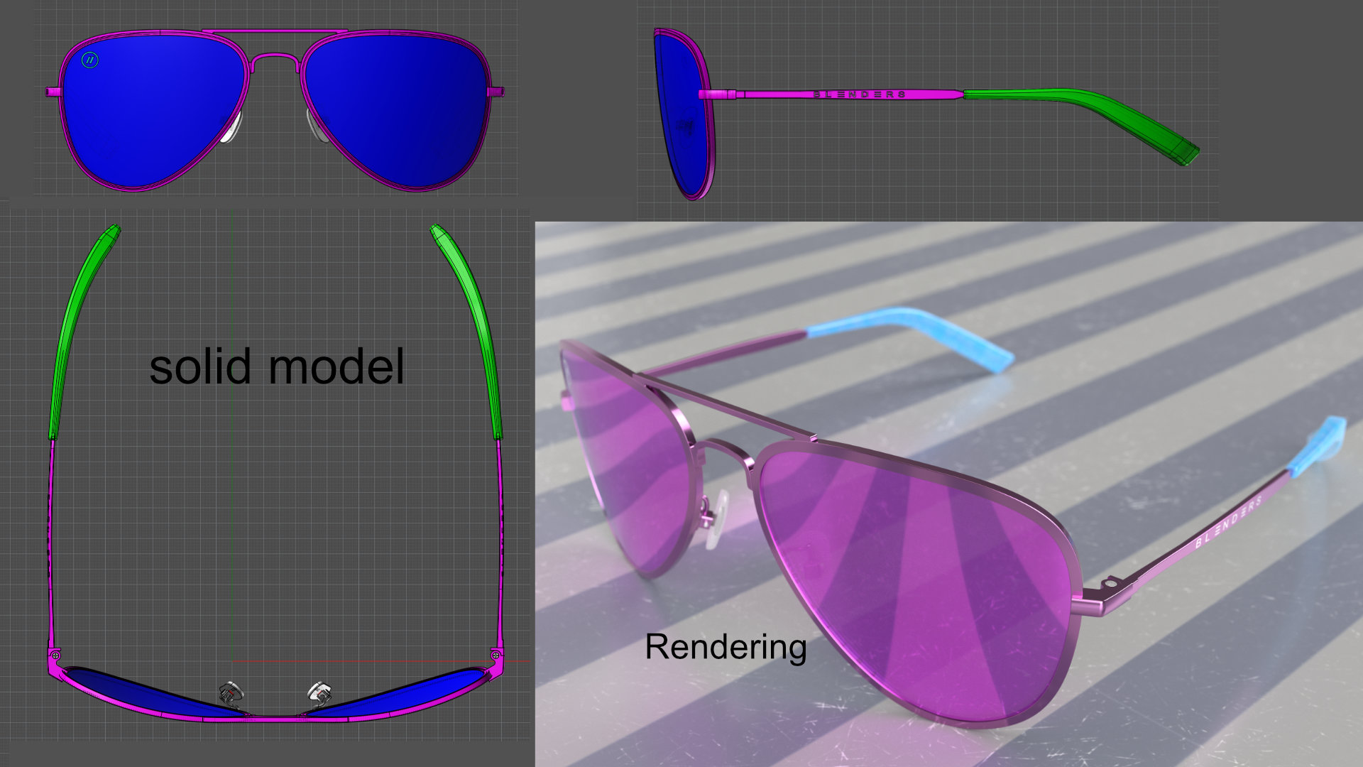 model rendering